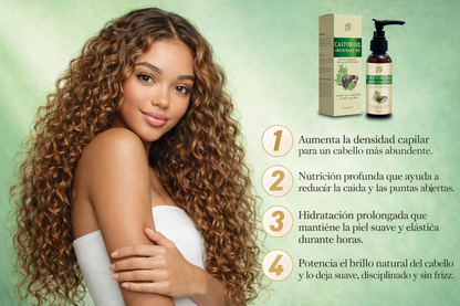 Aceite Capilar Fortalecedor de Ricino y Romero