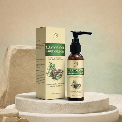 Aceite Capilar Fortalecedor de Ricino y Romero