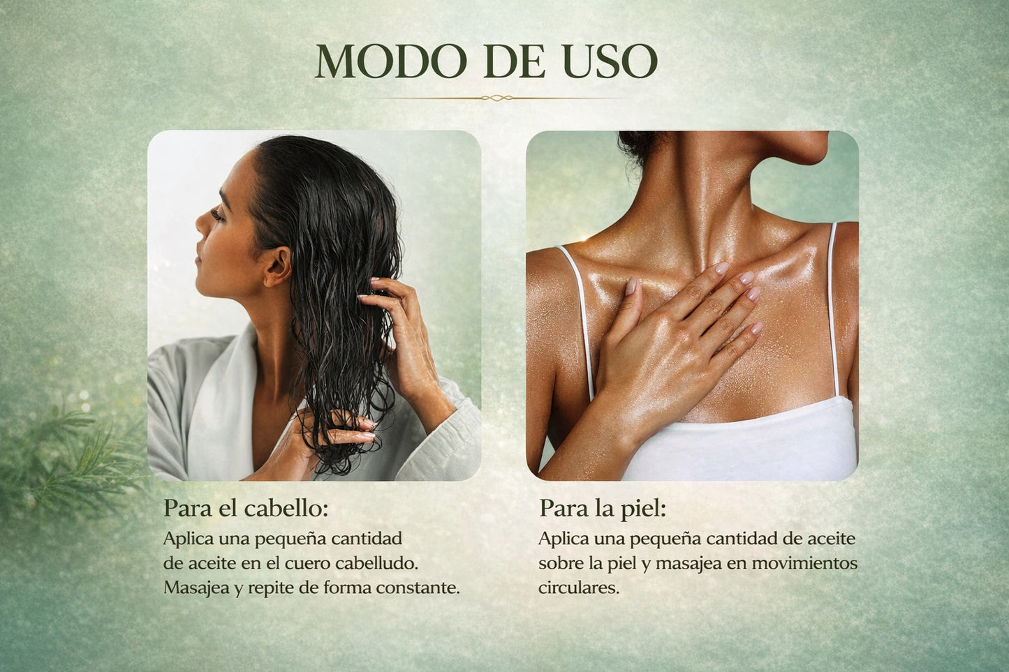 Aceite Capilar Fortalecedor de Ricino y Romero