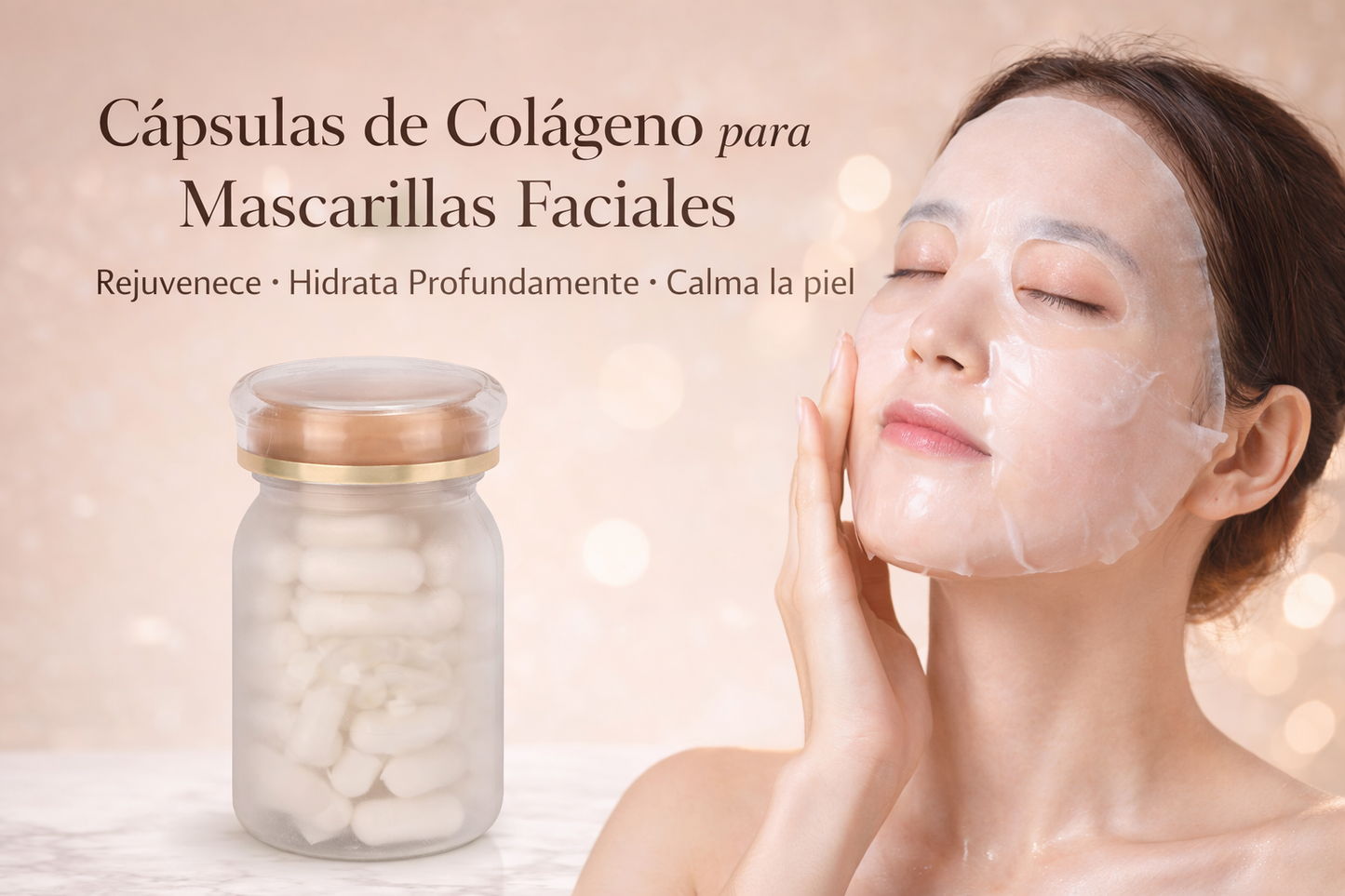 Cápsulas de Colágeno para Máquina de Mascarillas Pack 50